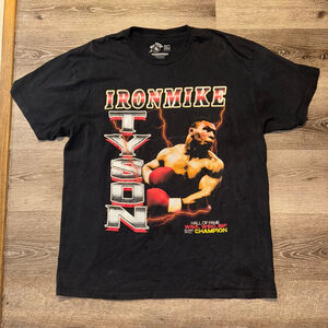 Mike Tyson Collection Black Iron Mike Tyson Shirt Size XL